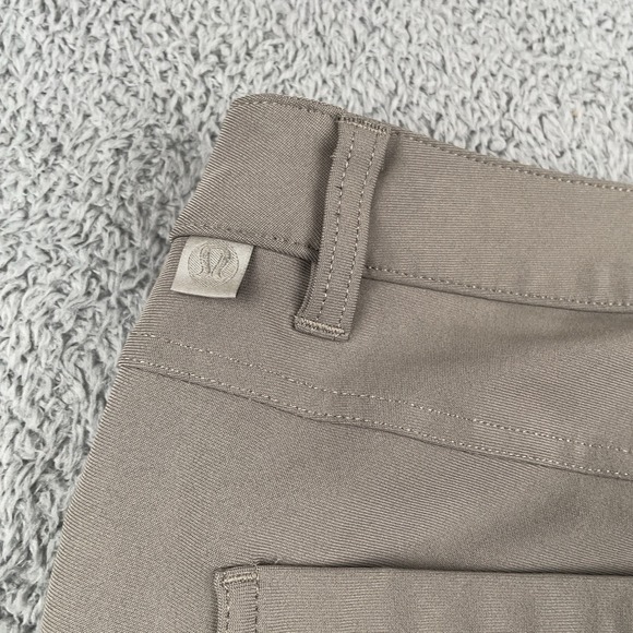 Lululemon Pants Mens 31 Gray ABC Slim Fit Five Pocket Chino Stretch Casual - Picture 4 of 11